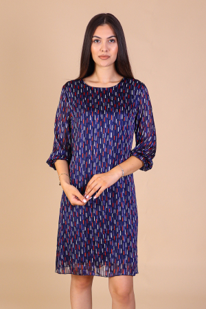 Rochie Dolores Bleumarin, cu Fir Lurex Engros [1]