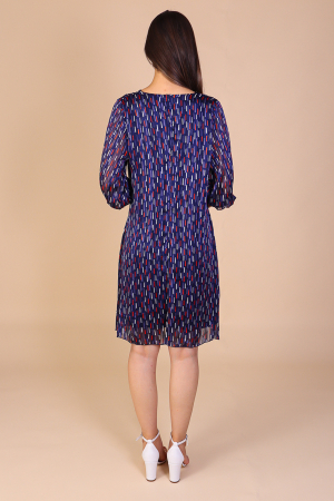 Rochie Dolores Bleumarin, cu Fir Lurex Engros [3]