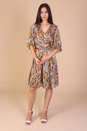 Rochie Aniela cu Imprimeu Colorat, Engros [1]