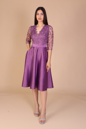 Rochie INNA de Ocazie, din Tafta si Dantela, Engros [1]