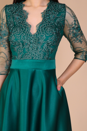 Rochie INNA de Ocazie, din Tafta si Dantela, Engros [2]