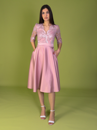 Rochie INNA de Ocazie, din Tafta si Dantela, Engros [1]