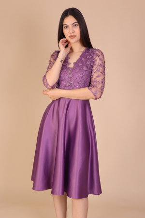 Rochii de Ocazie - Rochie INNA de Ocazie, din Tafta si Dantela, Engros