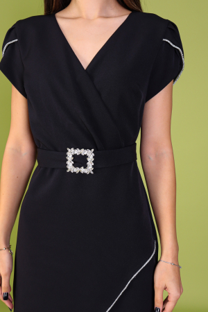 Rochie LILI Office cu Accesorii argintii, Engros [3]