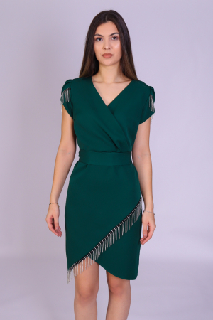 Rochii Office - Rochie LILI Office cu Accesorii argintii, Engros