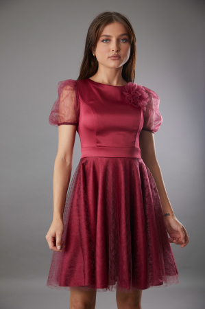 Rochie ENGROS Lizeta bordo [1]