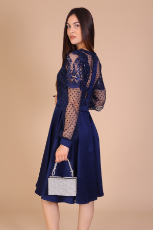 Rochie MARIBEL din Tafta si Dantela – En-Gros | Ella Collection [1]