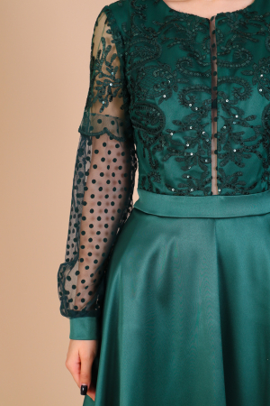 Rochie MARIBEL din Tafta si Dantela – En-Gros | Ella Collection [3]