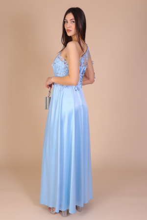 Rochie PAMELA Lunga cu Dantela 3D, Engros [2]