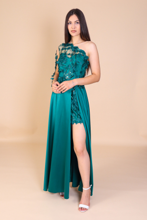 Rochie PAMELA Lunga cu Dantela 3D, Engros [0]