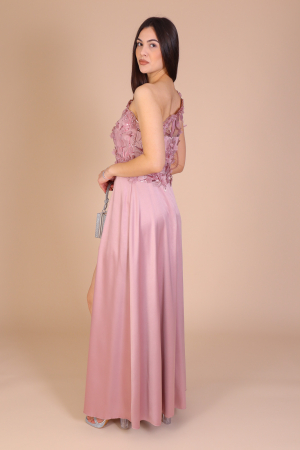 Rochie PAMELA Lunga cu Dantela 3D, Engros [2]