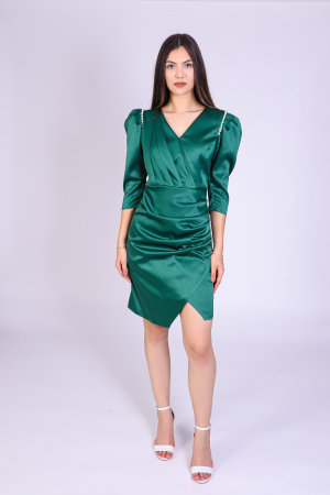 Rochii - Rochie PERLA de ocazie cu umeri bufanti