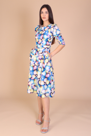 Rochii de Zi - Rochie QUINN cu Fundite pe Buzunare, Engros