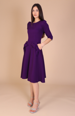 Rochii de Zi - Rochie QUINN cu Fundite pe Buzunare, Engros