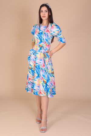 Rochii de Zi - Rochie QUINN cu Fundite pe Buzunare, Engros