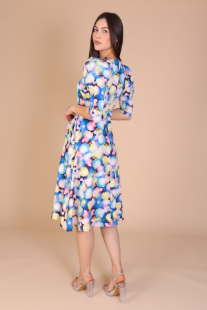 Rochie QUINN cu Fundite pe Buzunare, Engros [2]