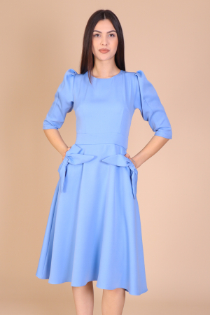 Rochie QUINN cu Fundite pe Buzunare, Engros [1]