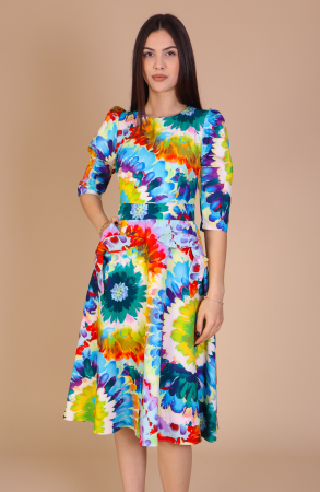 Rochii de Zi - Rochie QUINN cu Fundite pe Buzunare, Engros