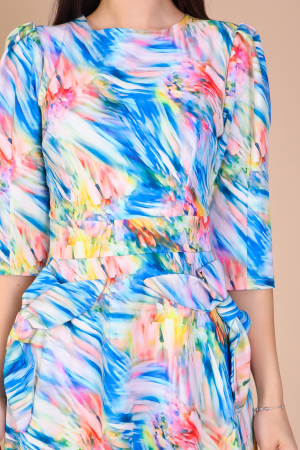 Rochie QUINN cu Fundite pe Buzunare, Engros [3]