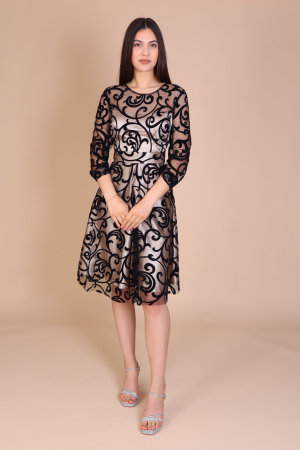 Rochii de Ocazie - Rochie LONDON din Jerse si Satin