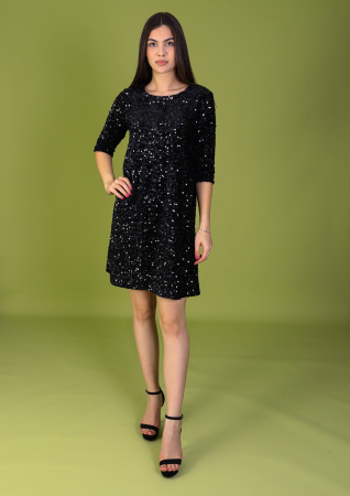 Rochii din Catifea - Rochie SONIA, din Paiete si Catifea, Engros