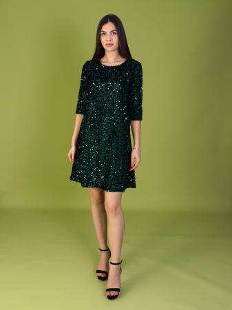Rochii din Catifea - Rochie SONIA, din Paiete si Catifea, Engros