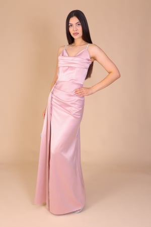 Rochii de Ocazie - Rochie TEO din Tafta, cu Bretele, Engros