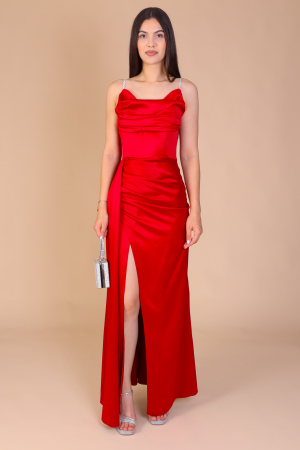 Rochie TEO din Tafta, cu Bretele, Engros [1]