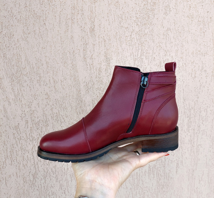 Botine din piele naturala Carmen [2]