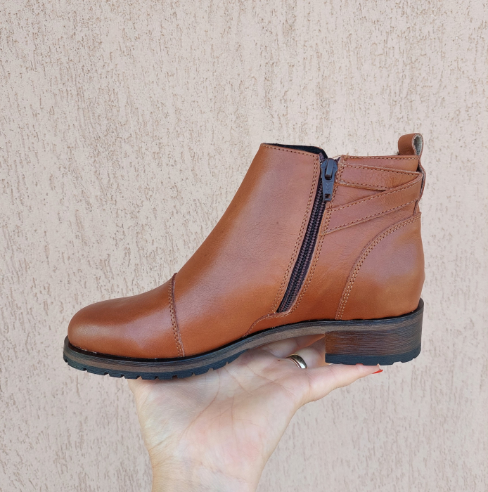 Botine din piele naturala Carmen [2]
