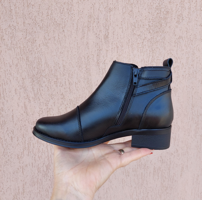 Botine din piele naturala Carmen [2]