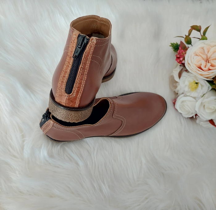 Botine din piele naturala Dili [3]