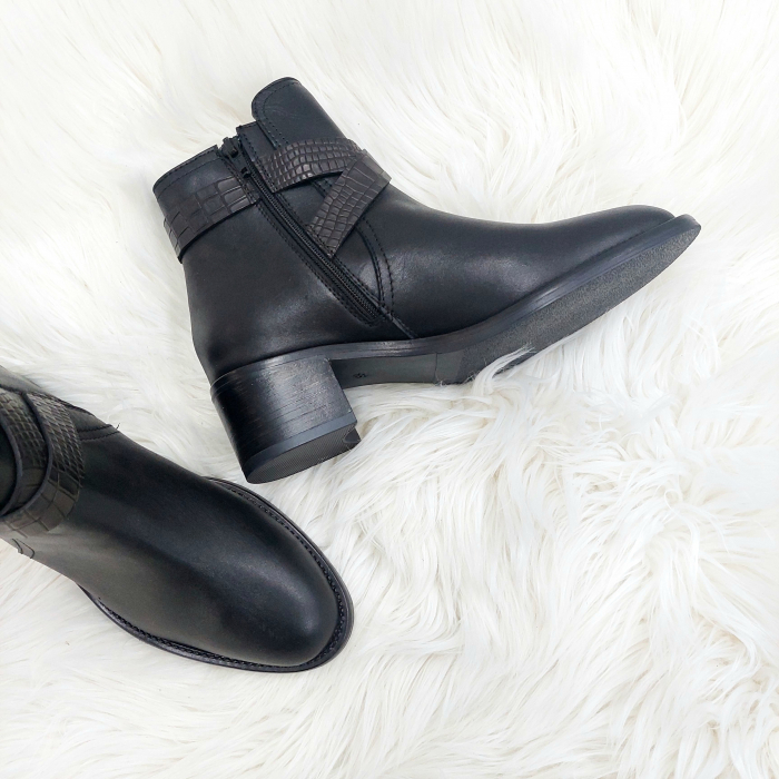 Botine scurte toc gros piele naturala [1]