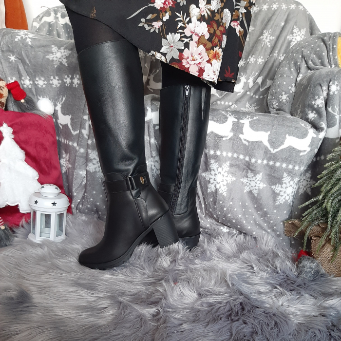 Cizme lungi din piele naturală [3]