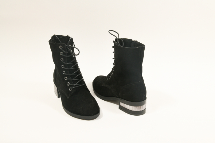 Botine Irma line din piele intoarsa [3]