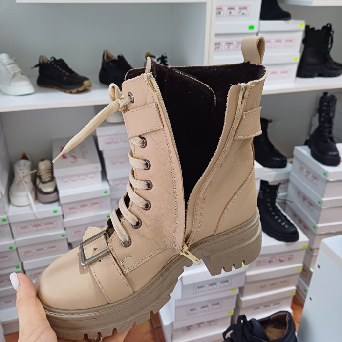 Ghete Astra cu cataramă din piele naturală [2]