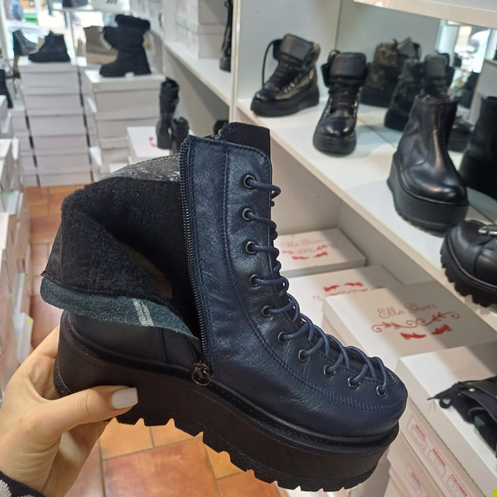 Ghete cu șiret din vârf piele naturala [2]