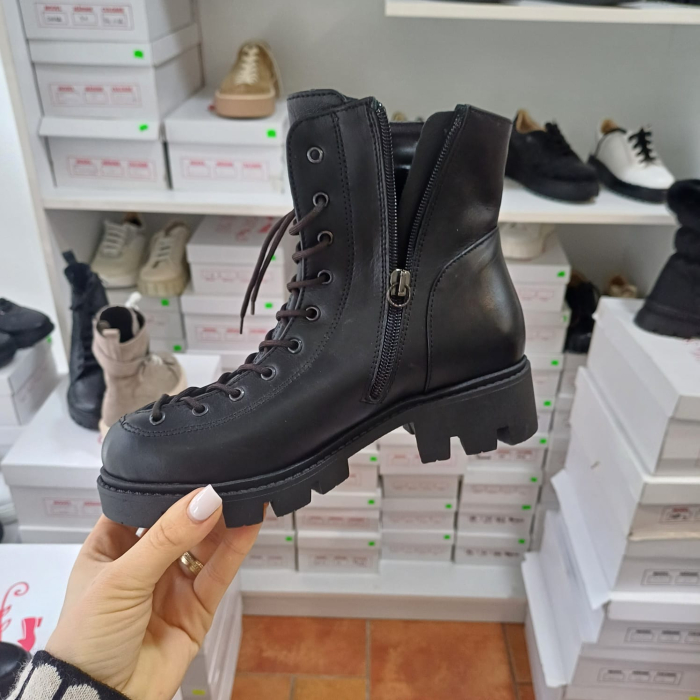 Ghete cu șiret din vârf piele naturala [2]