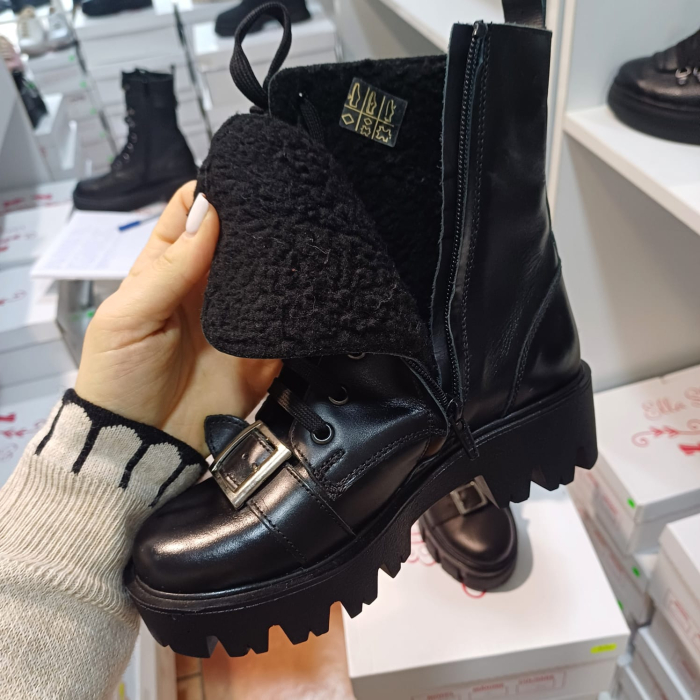 Ghete Miruna baretă din piele naturala [5]