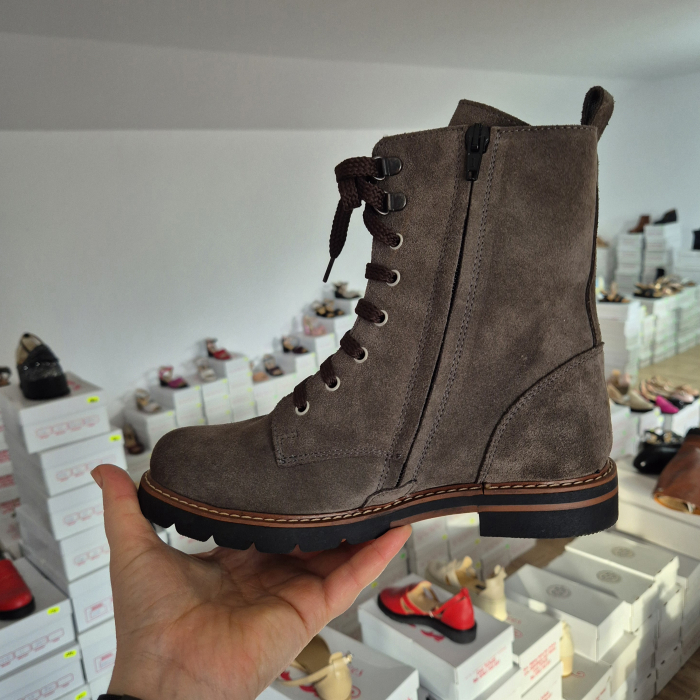 Ghete piele naturală velur [2]