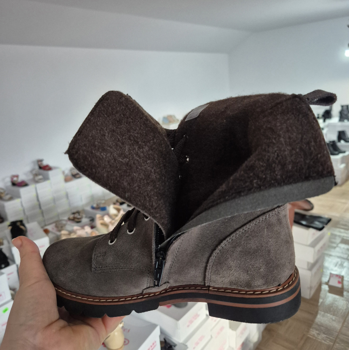 Ghete piele naturală velur [3]