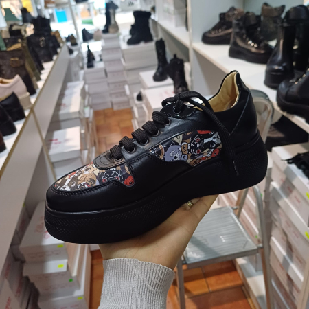 Adidas din piele naturala Asty imprimeu catei [1]