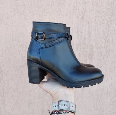 Femei - Botine damă piele naturală