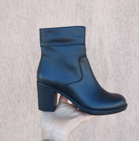 Botine și cizme scurte - Botine damă piele naturală