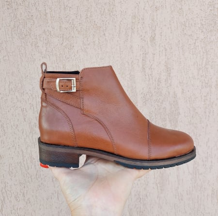 Botine și cizme scurte - Botine din piele naturala Carmen