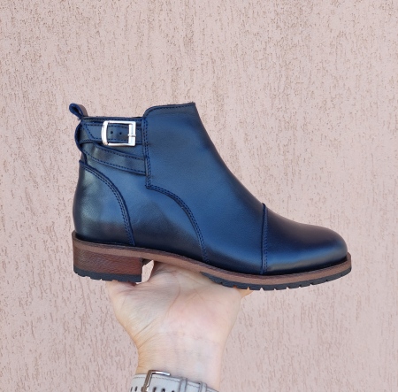 BLACK FRYDAY - 100% Piele naturală - Botine din piele naturala Carmen