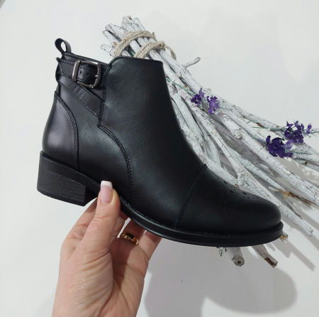 Femei - Botine din piele naturala Carmen