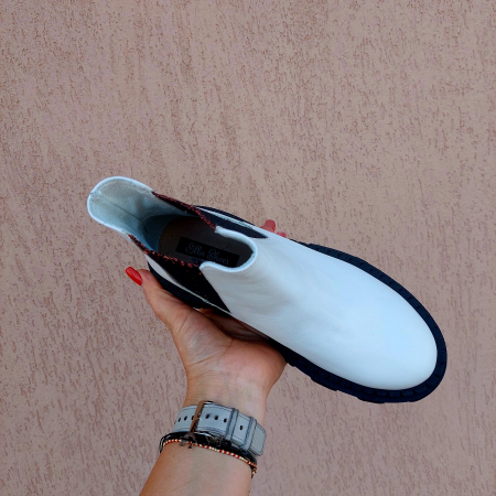 Botine din piele naturala cu elastic [2]