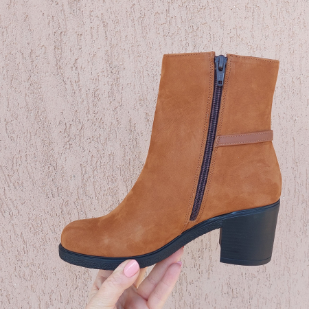 Botine elegante din piele naturala maro [1]