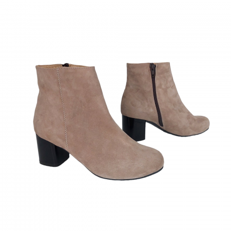 Botine și cizme scurte - Botine KETRIN din piele intoarsa